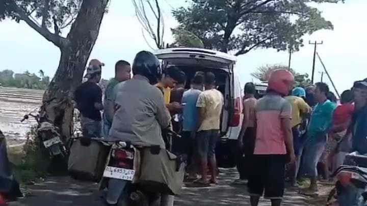 Tragis, Pemotor di Bantaeng Wafat Usai Tertimpa Dahan Pohon