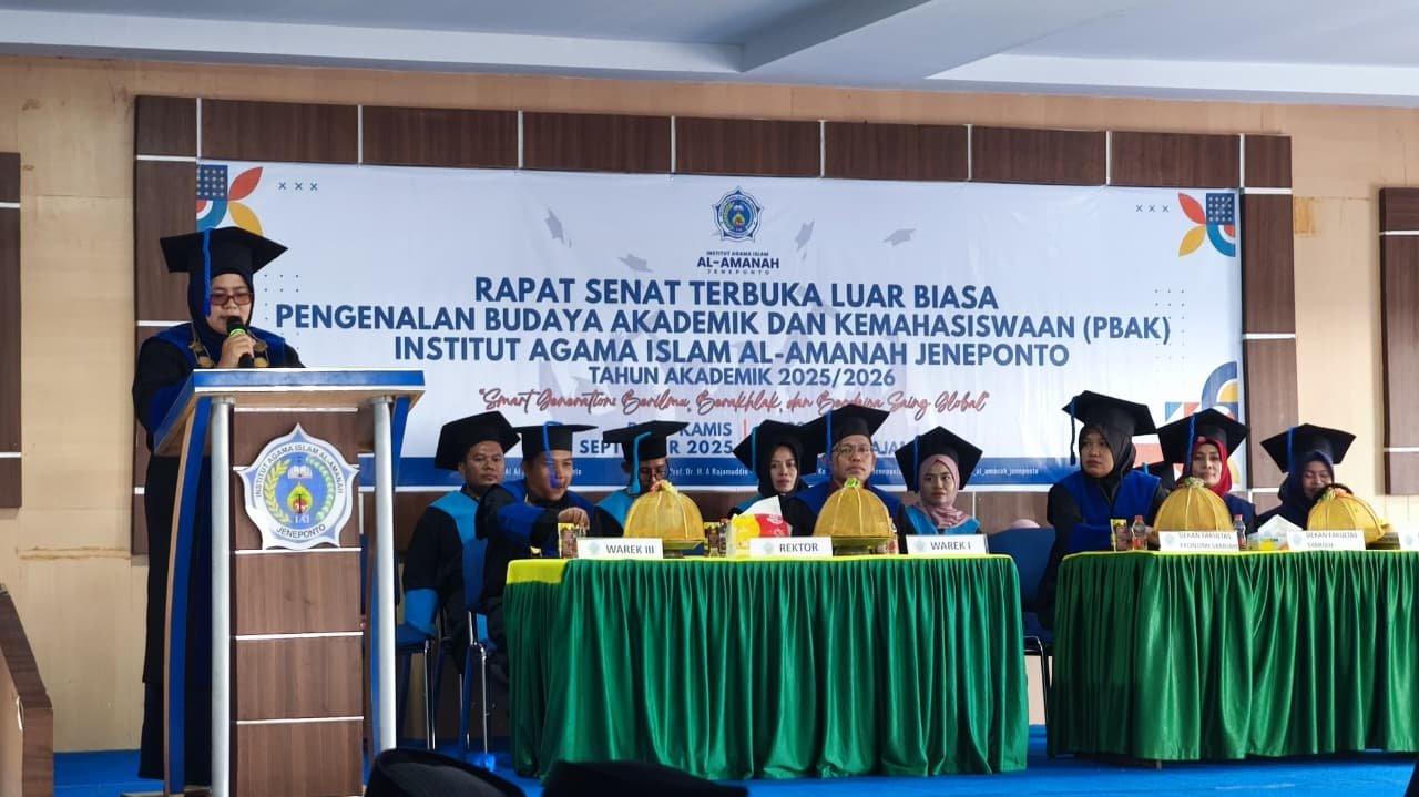Rektor IAI Al-Amanah Jeneponto: PBAK Bekali Mahasiswa Karakter Pebelajar Ulet