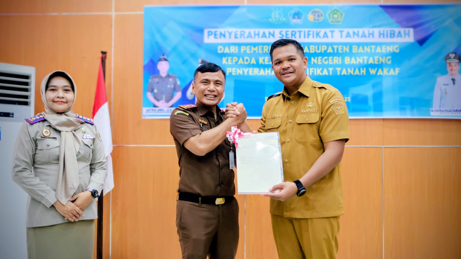 Dukung Kinerja Optimal, Pemkab Bantaeng Hibahkan Tanah Untuk Kejari