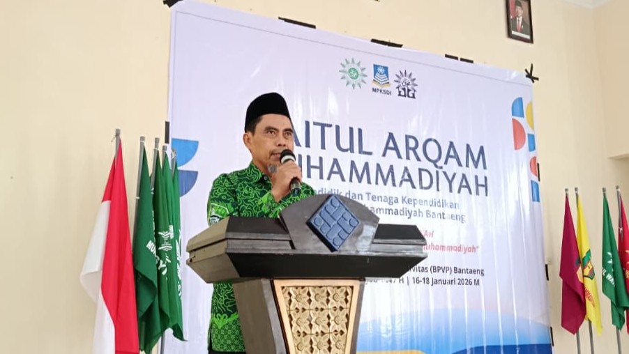 Ketua PDM Bantaeng Optimis Baitul Arqam Muhammadiyah Guru-Tendik Jadi Ruang Peneguhan Misi Persyarikatan